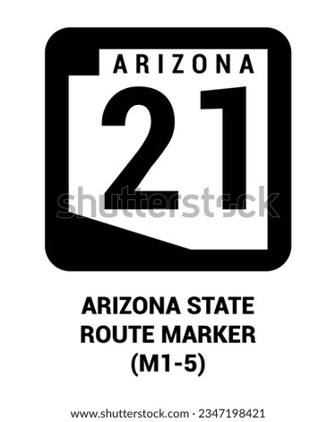 ARIZONA STATE ROUTE MARKER Guide sign US ROAD SYMBOL SIGN MUTCD
