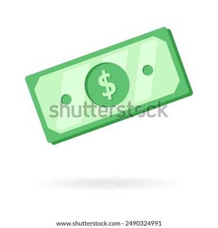 cash dollar money icon simple vector illustration