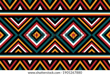 African tribal ethnic pattern traditional Design for background,carpet,wallpaper,wrapping,Batik,fabric
