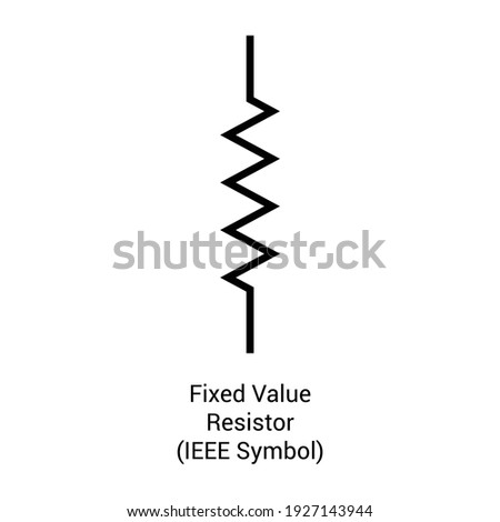 fixed value resistor symbol. IEEE symbols