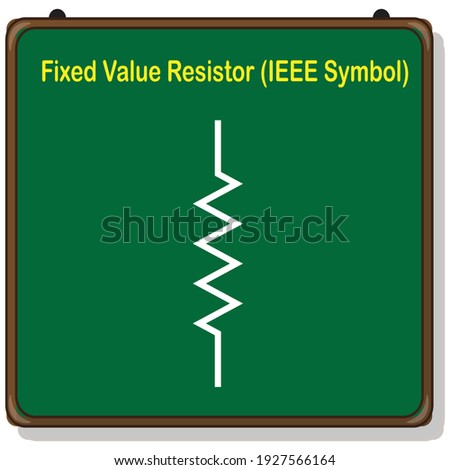 fixed value resistor symbol. IEEE symbols