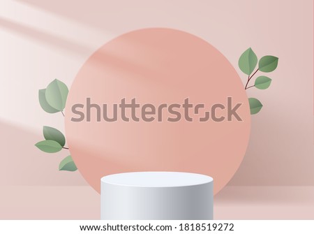 Background vector 3d pink scene summer with podium and minimal pink valentine scene platform, stage background 3d rendering abstract love pink pastel platform. scene 3d for summer product cosmetic