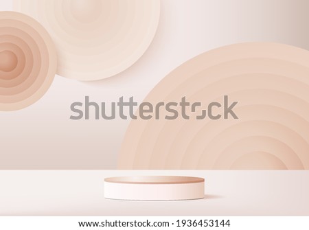 Minimal pink podium and scene with 3d render vector in abstract background composition, 3d illustration mock up scene geometry shape platform forms for product display. stage for product in modern.