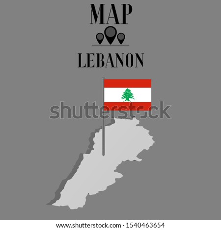 Islamic Arab Lebanon, Islam Beirut outline world map silhouette vector illustration, creative design background, national country flag, design element, symbols from countries all continents set. 