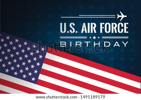 US Air Force Birthday Vector