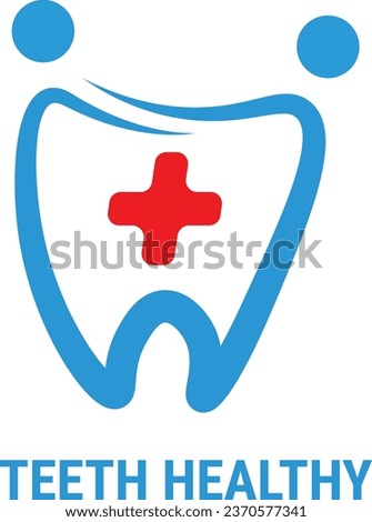 It looks like a picture of a tooth and two people holding each other then there is a symbol of strength inside, which symbolizes the strength of a doctor who is able to handle cases about teeth.