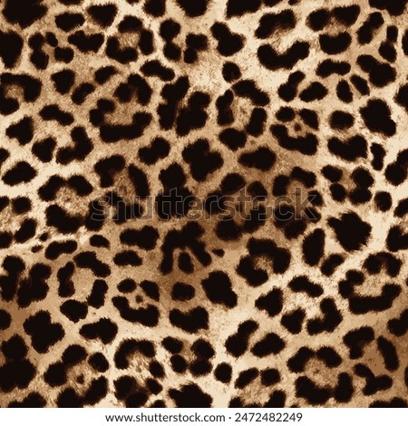 Leopard skin pattern, animal leather seamless design