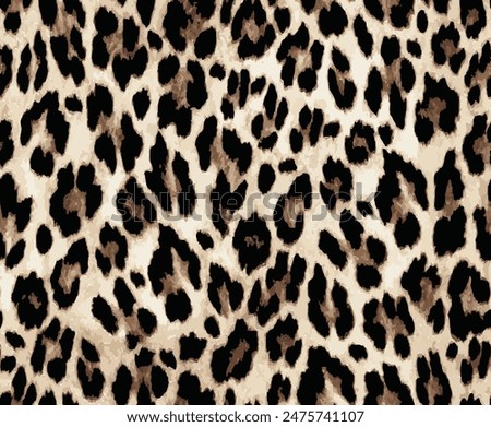 Leopard skin pattern, animal leathern seamless design