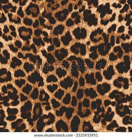 Leopard skin pattern, animal leather seamless design