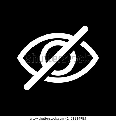 Sensitive Contents. Sensitive Content icon design vector. Eye icons. Sensitive content logo similar design. Trendy and modern Eye Icon Vector symbols for App, Logos, Templates, and Websites