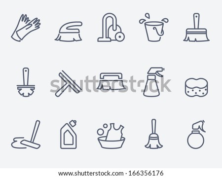 cleaning icons