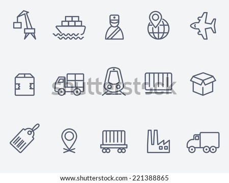 logistic icons