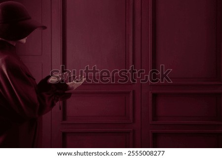 Similar – Image, Stock Photo Unknown house with empty flower boxes