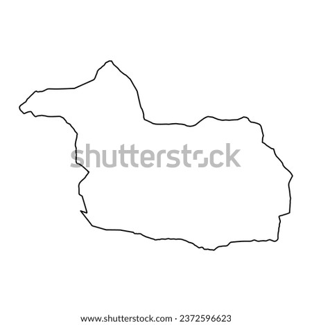 Sant Julia de Loria map, administrative division of the Principality of Andorra.