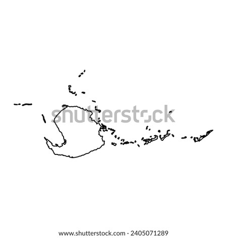 Isla de la Juventud map, administrative division of Cuba. Vector illustration.