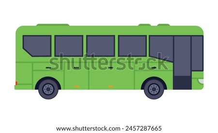 Green intercity bus public transport 