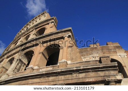 Visit the Coliseum. Historical monument suitable for summer trip