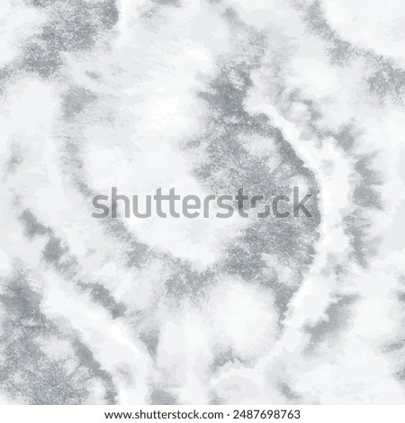 Tie Dye Gray Spiral. Shiny Pale Texture. Swirl Round Tie Die. Dirty Tie Dye. Vector Soft Print. Gray Light Print. White Seamless Swirl. Vector Tye Nature. Fashion Grunge Tie Dye. Spiral Dyed Bg