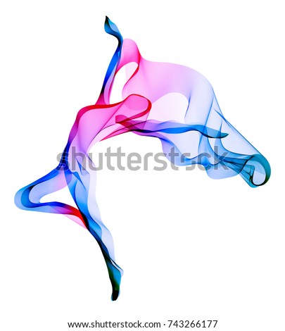 Image, Stock Photo Dancing with the smoke