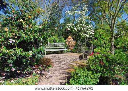 Garden retreat, calm and relaxing view