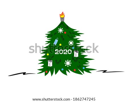 Christmas tree ornaments in 2020