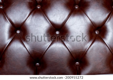 genuine brown leather texture - classic stylish upholstery button fabric quality skin sofa material,