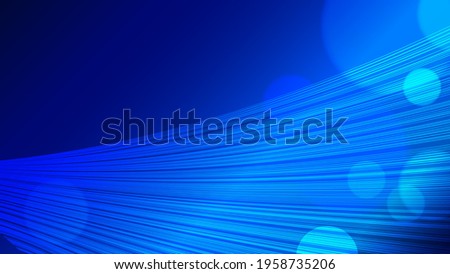 deep blue banner vector with glowing rays and lines of white blurred light vector, waves vector, bokeh lights, advertisement banner, stylish luxury feel, Linkedin banner, Facebook cover, webinar