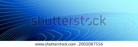 optical illusion, light blue neon lines on blue vector background, linkedin banner, linkedin background, facebook cover, instagram post, webinar announcement, online workshop advertisement