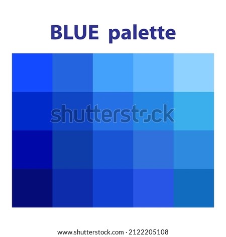 blue color palette vector, soft calm blue, bluish, powder blue, , nonbright, modern trendy colours for cards, digital vector background, linkedin banner, acqumarin, navy blue, Ultramarine cover vector