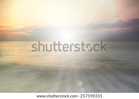 abstract christian nature sea filters background with blank space for Your text or image