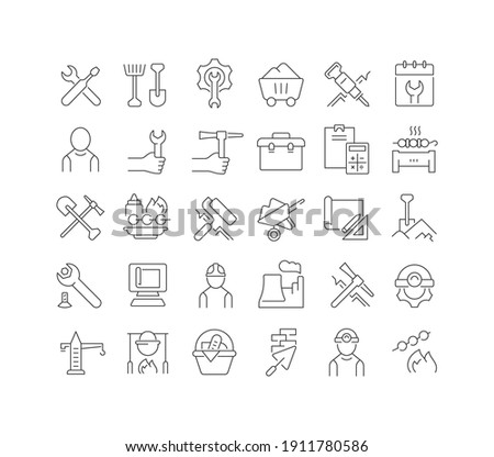 Labor Day. Collection of perfectly thin icons for web design, app, and the most modern projects. The kit of signs for category Holidays.