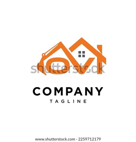 Ovi General contractor logo vector template