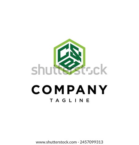 Letter C B Square logo icon vector template.eps