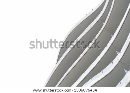 Similar – Image, Stock Photo Balconies with curve