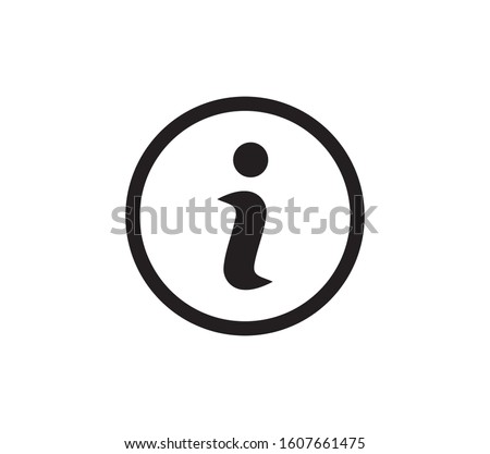 Information icon vector. Faq and details symbol illustration