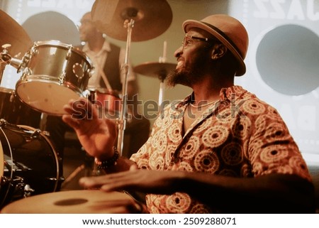 Similar – Image, Stock Photo cuban man in a blue street , cuba