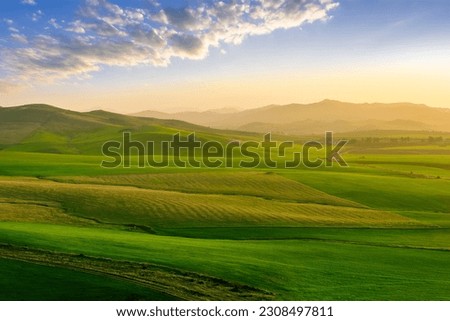 Similar – Rural landscape Field