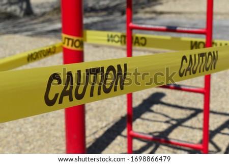 Similar – Image, Stock Photo Playground closed off 2020