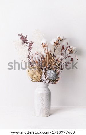 Similar – Image, Stock Photo Dried bouquet of flowers