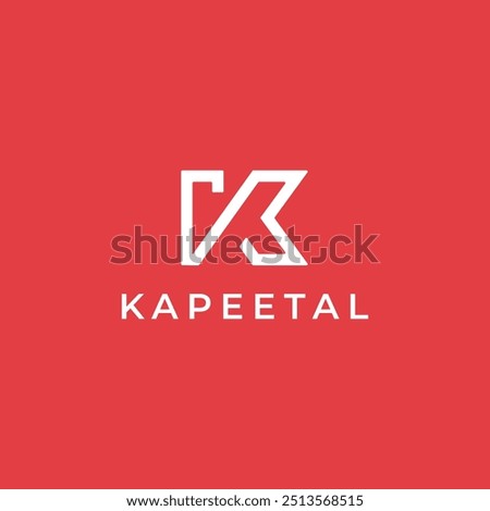 K monogram logo vector. logo inspiration