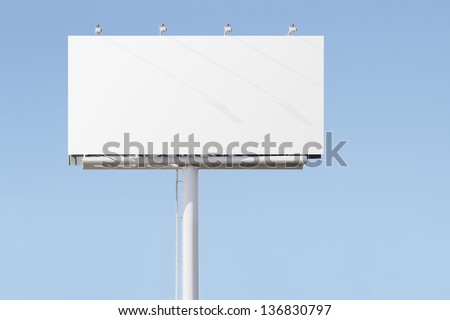Big billboard advertising sign Stock foto © 