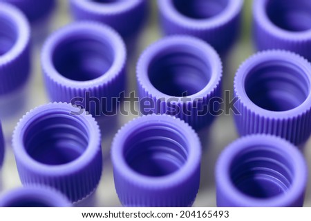 Purple blood tube