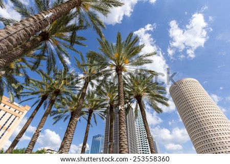 Downtown Tampa, Florida daytime Foto stock © 
