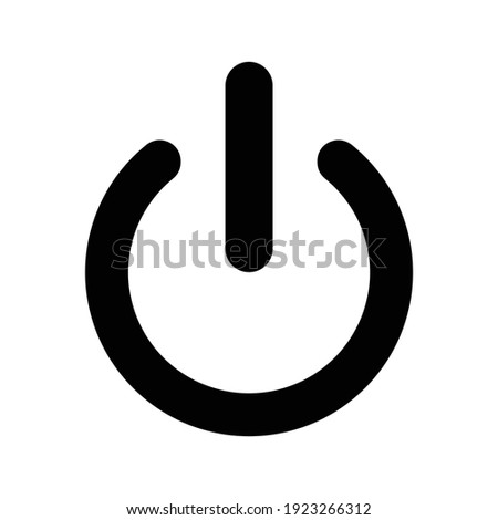 power button icon vector symbol