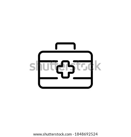 First Aid Kit Icon Vector Illustration