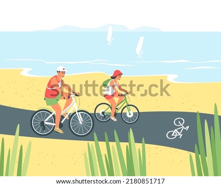 Similar – Image, Stock Photo Man riding bike next to buildings