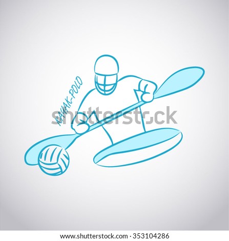 Similar – Image, Stock Photo Goal canoe polo Water