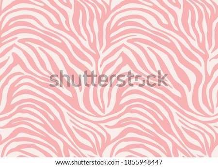 
Pink Zebra  vector seamless pattern. Animal print Imagine de stoc © 