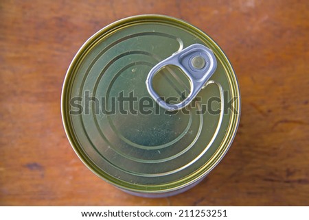 tin can top view