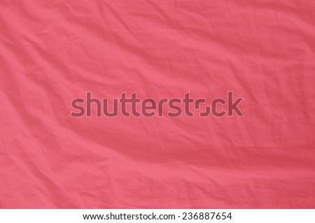 Red Wrinkled Fabric Texture for back ground